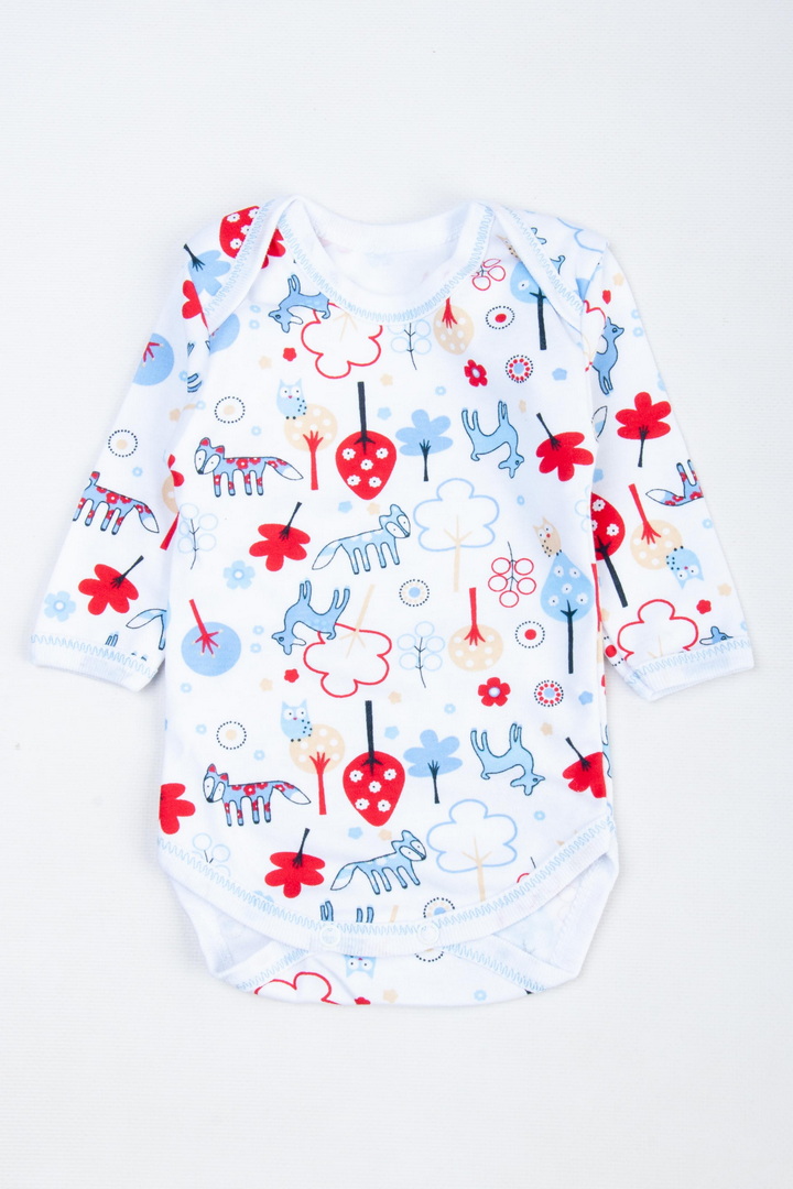 Ясельный боди с длинным рукавом